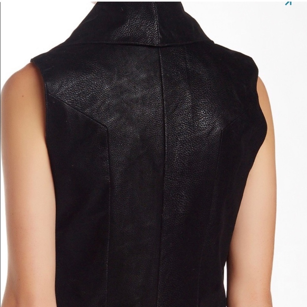 Fate Black Vest with Silver Zippers - size L - Picture 6 of 9